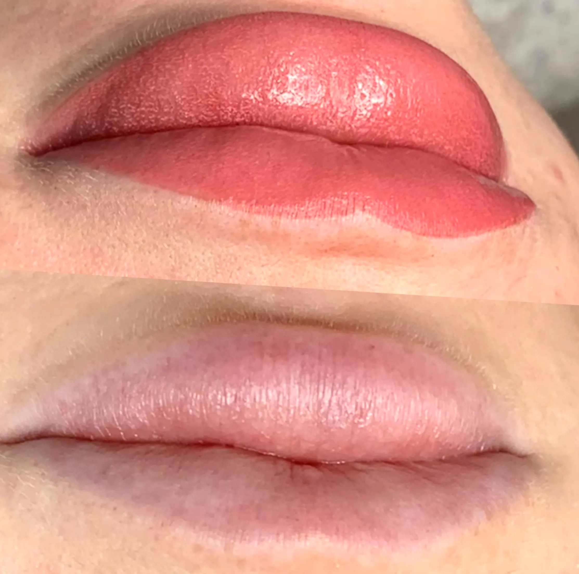 lip blush touch-up timing